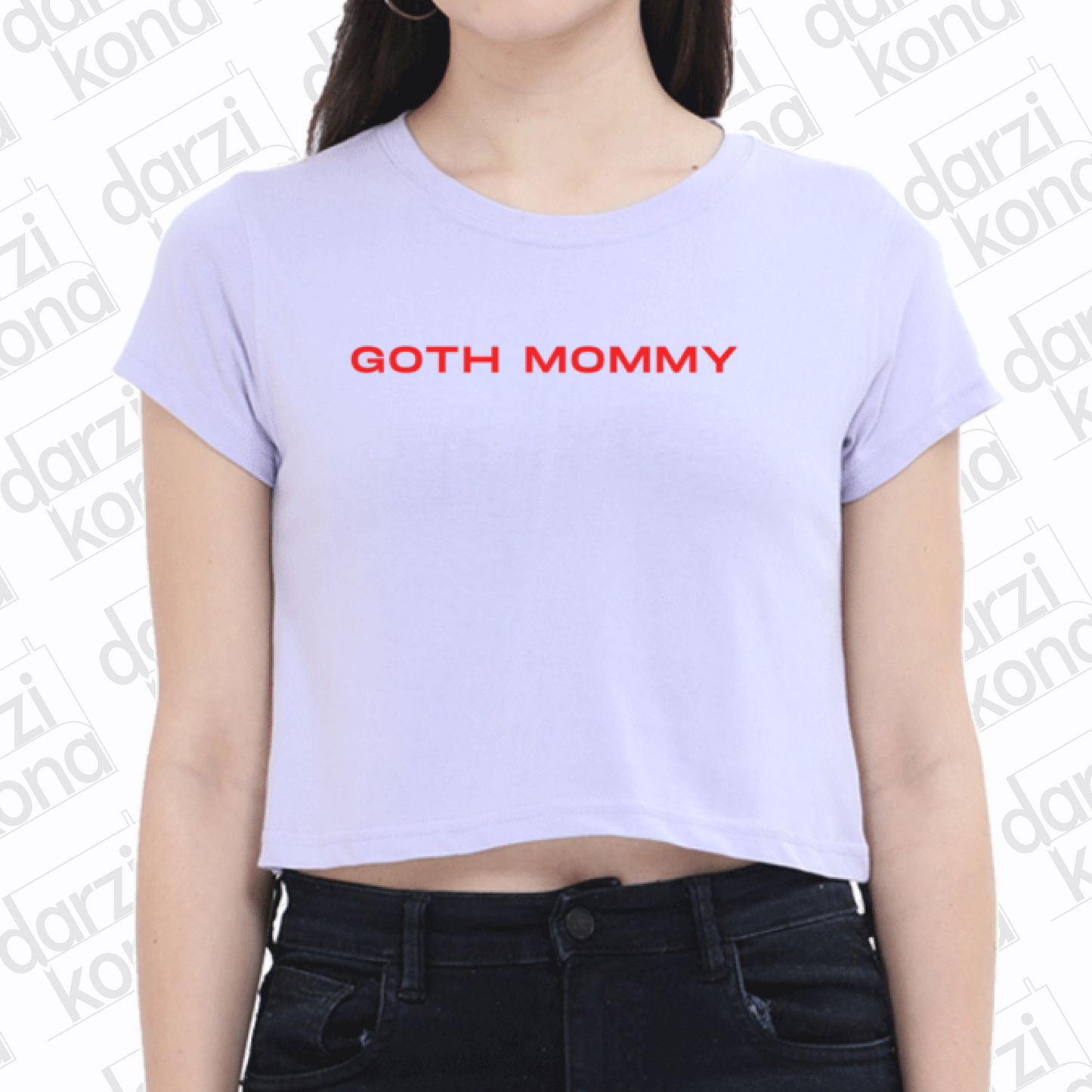 Goth Mommy Crop Top