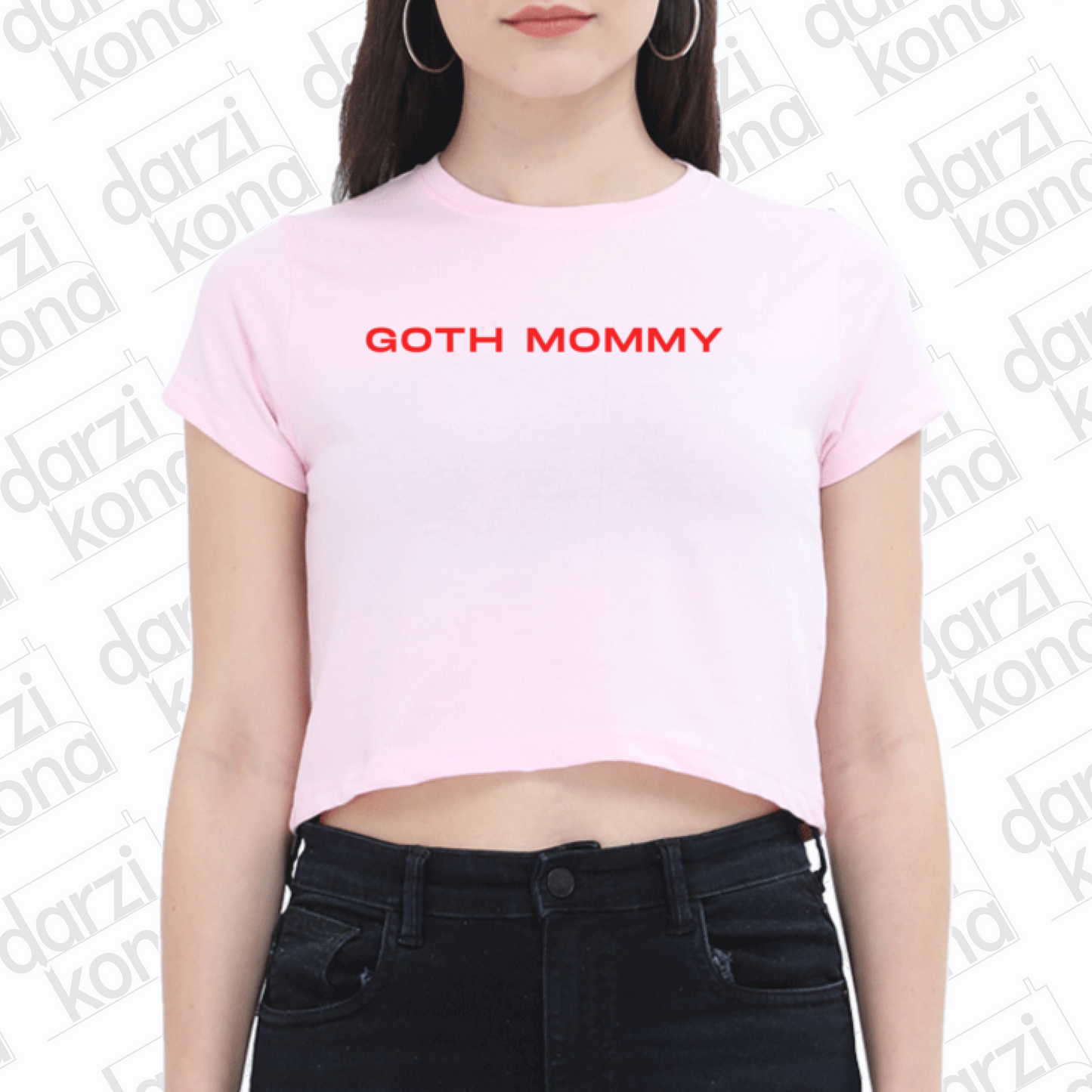 Goth Mommy Crop Top